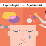 Psychiatrist difference psychologist psyche